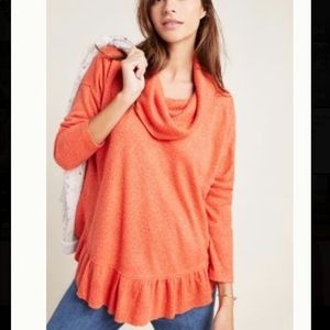 Maeve orange top from Anthropologie
